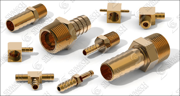 Lead Free Brass Hose Barb Fittings